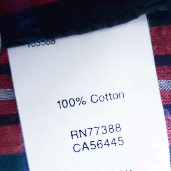 J. CREW Factory Perfect Fit Tartan Plaid Button Down Shirt Small Long Sleeve - Picture 8 of 8